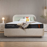 VERA Fabric Storage Lift Divan Bed Frame with ORTHOPEDIC MASTER Mattress