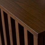 Modern coffee table displayed in a clean living space