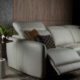 Penna leather sofa shown in a modern interior
