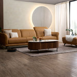 Vinge leather sofa with a bold contemporary design