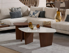 Arc coffee table shown from a different angle