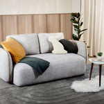 Danska coffee table with a compact round form