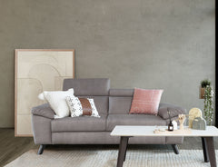 Marvin fabric seater sofa with a clean modern design