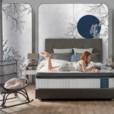 SEVILLE LUX Natural Latex ViroClean Antimicrobial Responsive Micro-spring Mattress
